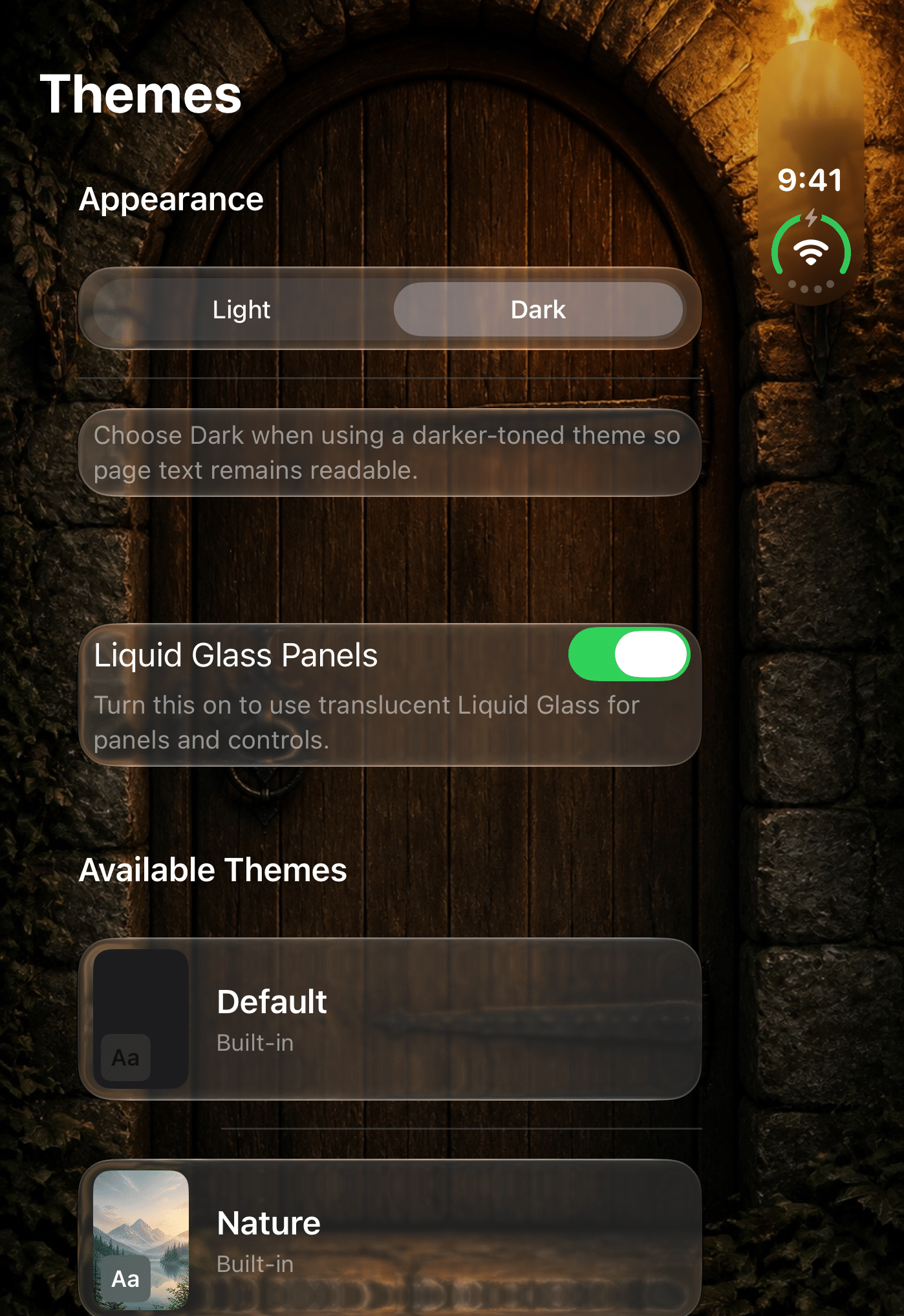 PinPic Fantasy theme library on the outer Duo display